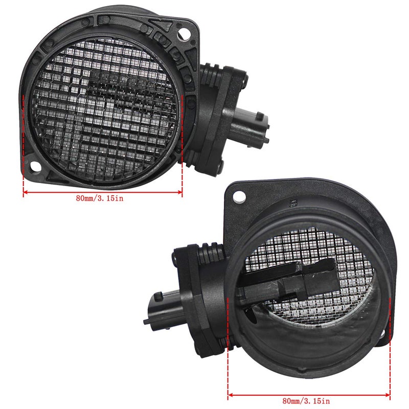 Partschoice Mass Air Flow Meter Sensor MAF Compatible with Volvo C70 S60 S80 V50 V70 XC70 XC90 Fit 0280218088 8670115 - Image 3